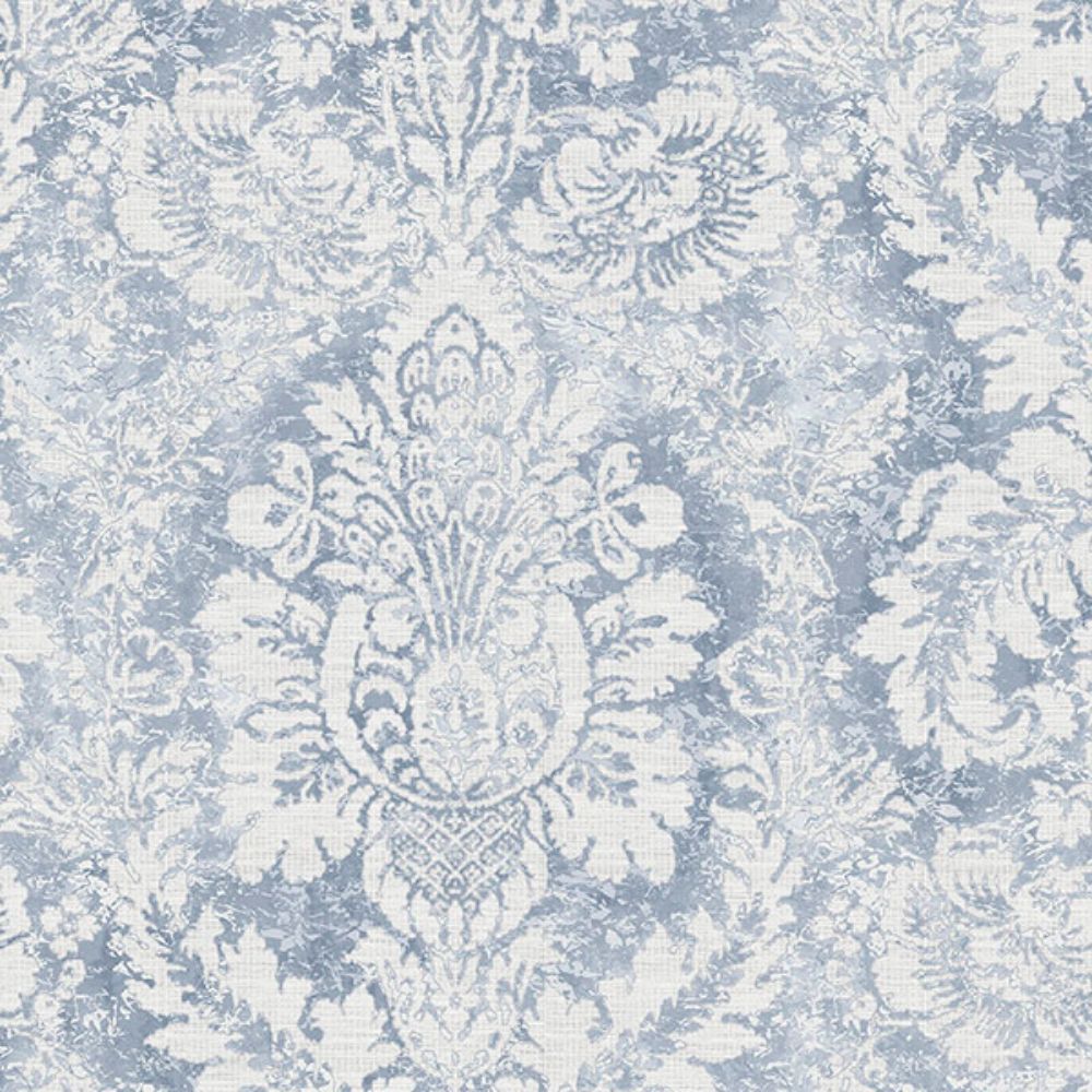 Patton Wallcoverings AF37714 Flourish (Abby Rose 4) Valentine Damask Wallpaper in Pink, Khaki & Grey